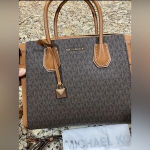 Michael Kors Caramel and Beige Tote